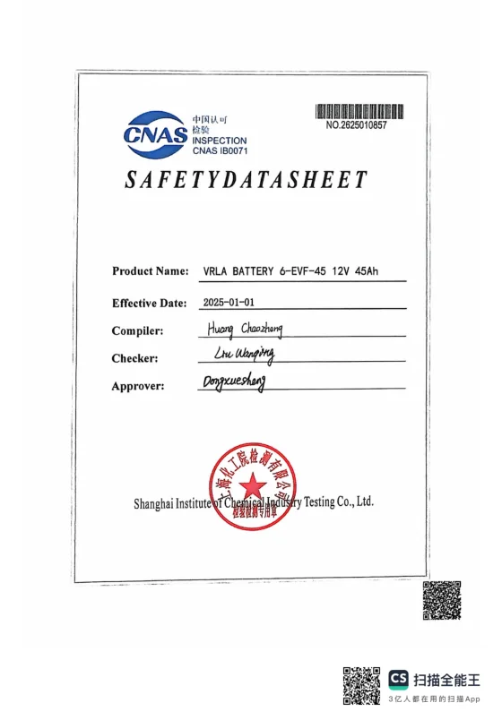 Safety Data Sheet (SDS)