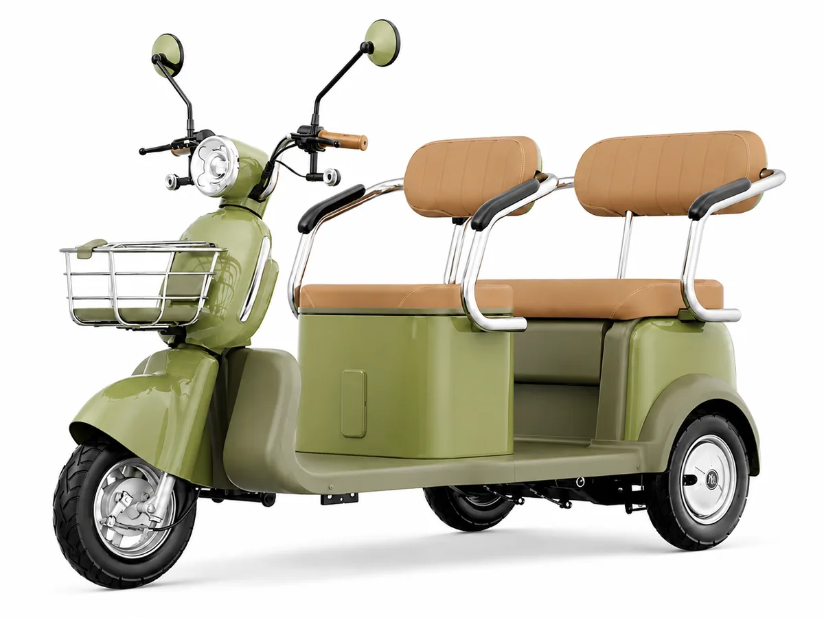 NAVERO XY Large Double-Row Passenger Tricycle